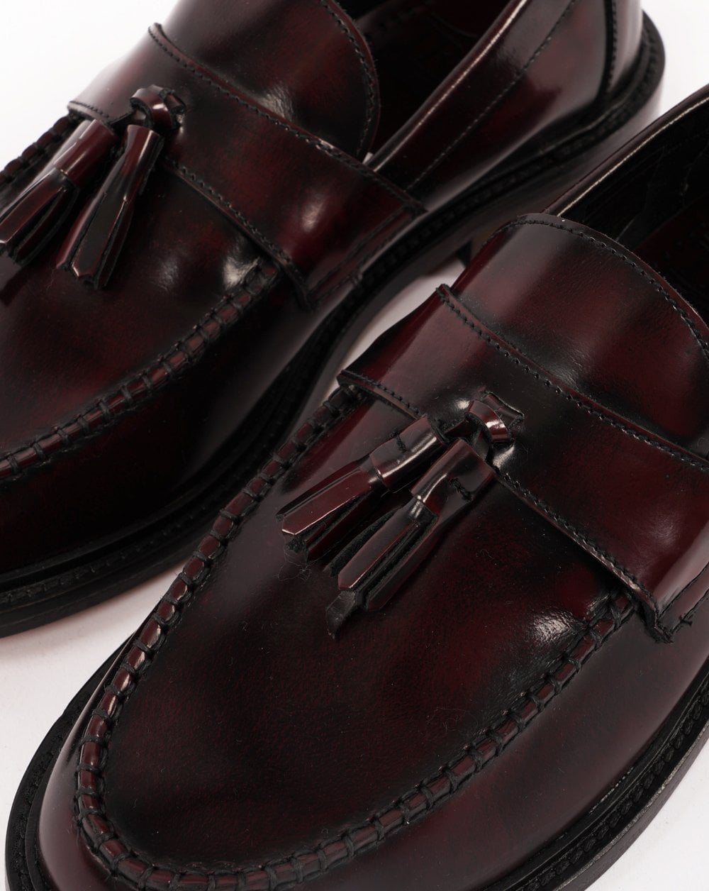 Trojan Duke Tassel Loafer Oxblood