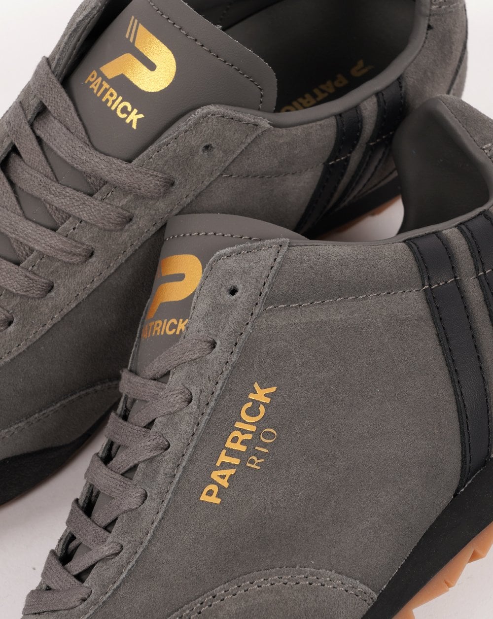 Patrick Rio Trainers Charcoal / Black