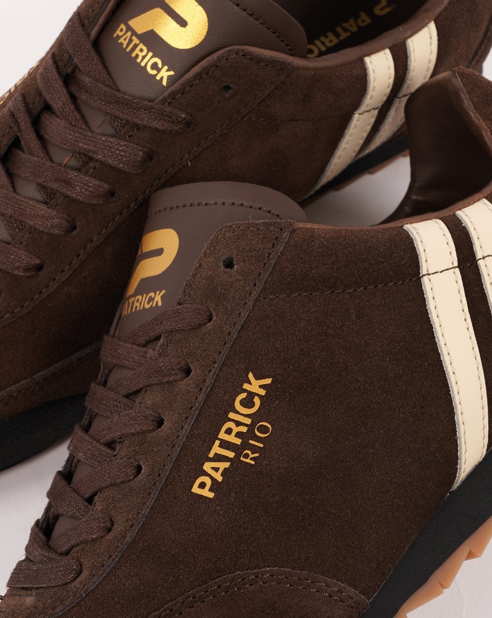 Patrick Rio Trainers Brown- Cream