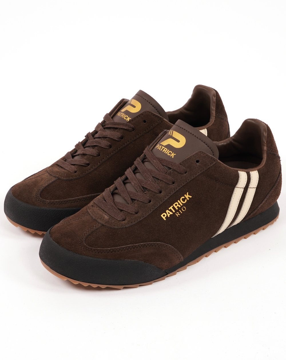 Patrick Rio Trainers Brown- Cream