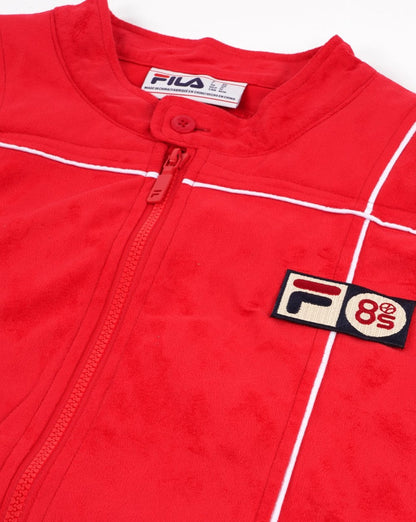 Fila Vintage Terrinda Mk3 Pro Badged Track Top Red/white