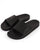 Emporio Armani Eagle Sliders Black