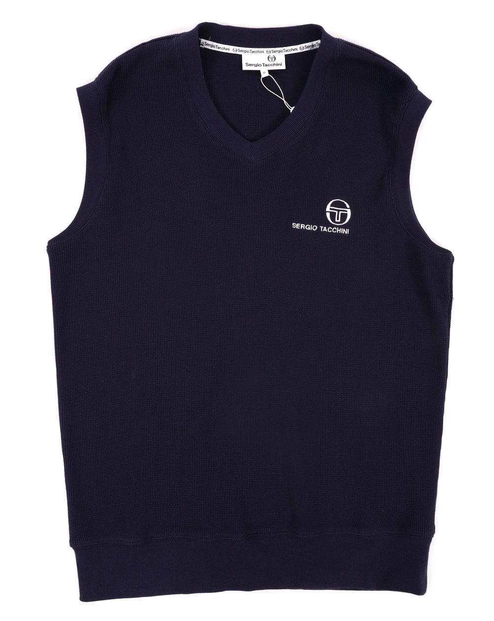 Sergio Tacchini waffle Tank Top Navy