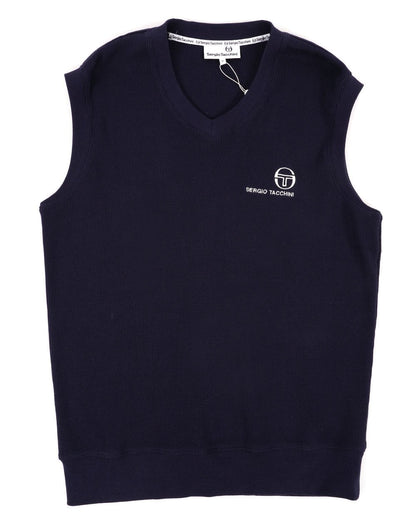 Sergio Tacchini waffle Tank Top Navy