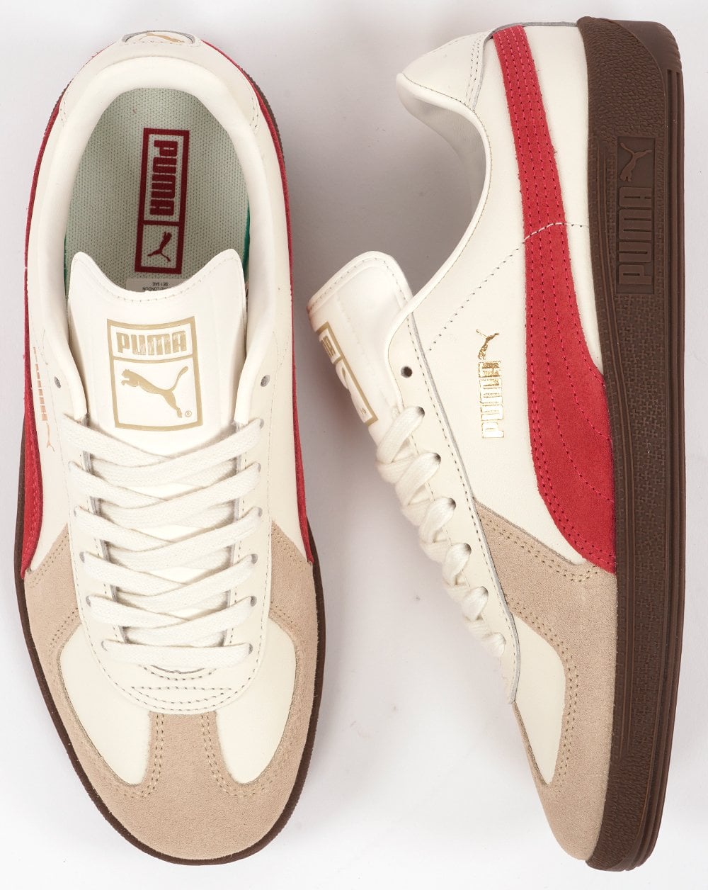 Puma Army Trainer Off White/Stone/Red
