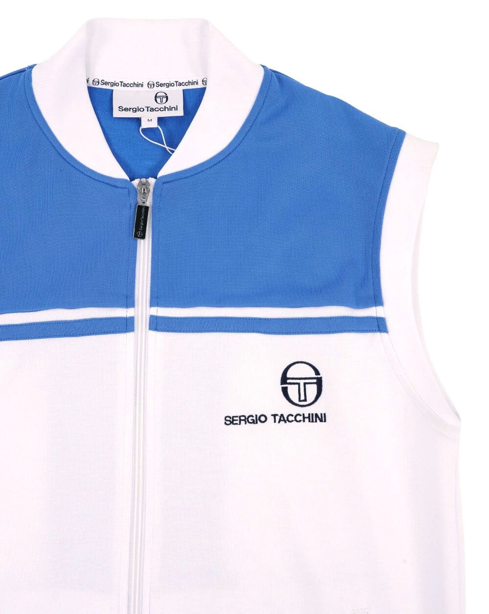 Sergio Tacchini New Young Line Sleeveless Zip White/Blue