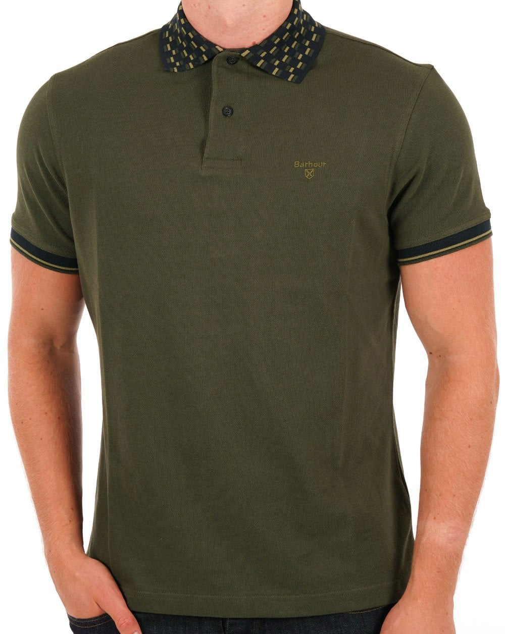 Barbour Middleham Polo Shirt Dark Olive