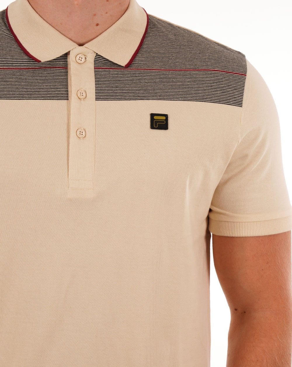 Fila Gold Jacapo Polo Shirt Ecru