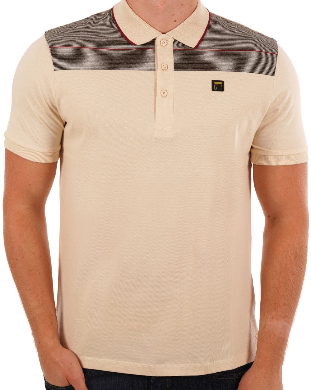 Fila Gold Jacapo Polo Shirt Ecru