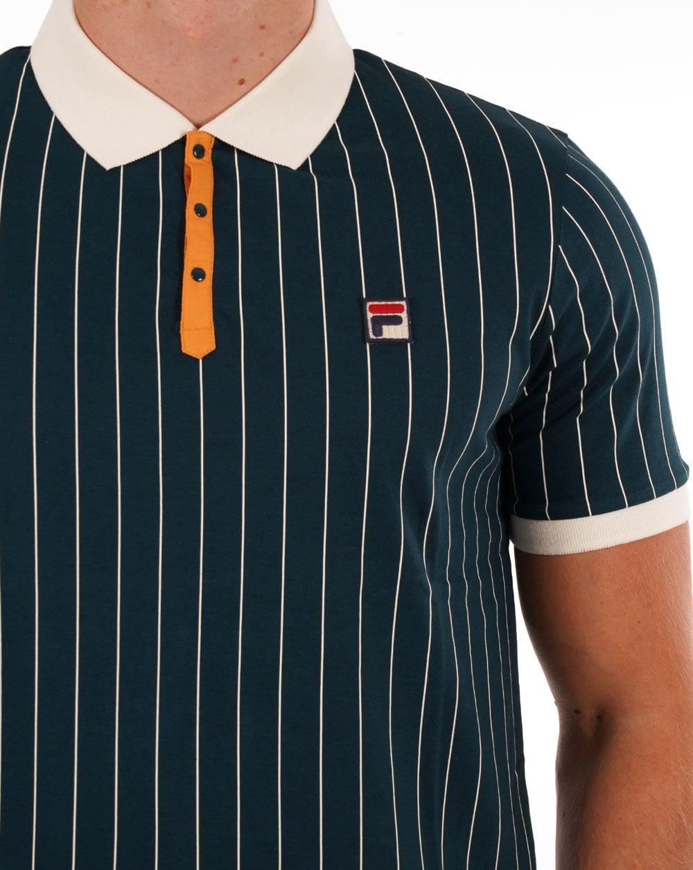 Fila Vintage BB1 Polo Shirt Green
