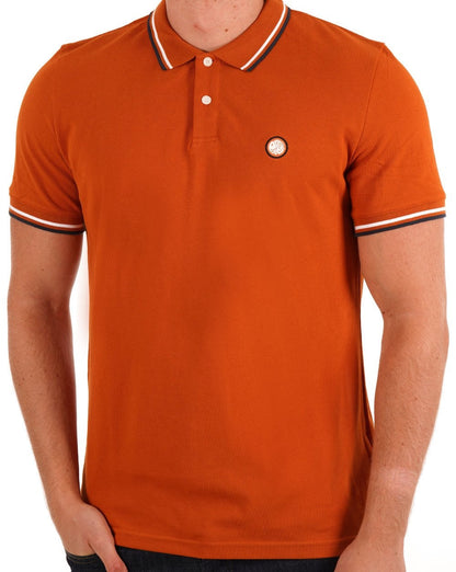 Pretty Green Barton Polo Shirt Orange