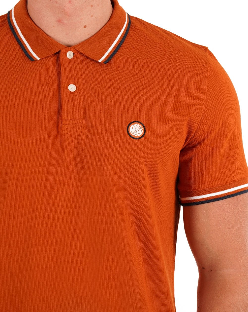 Pretty Green Barton Polo Shirt Orange