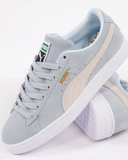 Puma Suede Classic Trainer Icy Blue/White