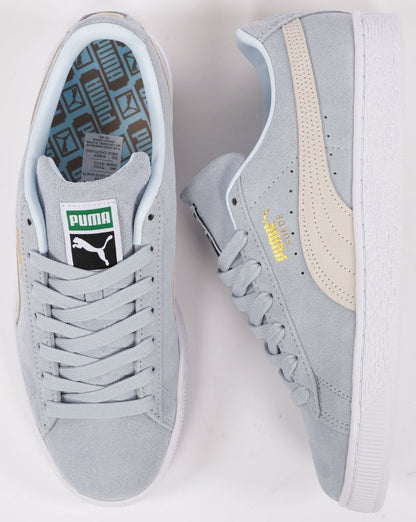 Puma Suede Classic Trainer Icy Blue/White