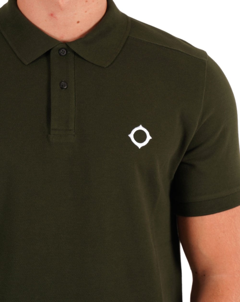Ma.strum Pique Polo Dark Green