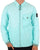 Marshall Artist Krinkle Nylon Pocket Overshirt Cyan