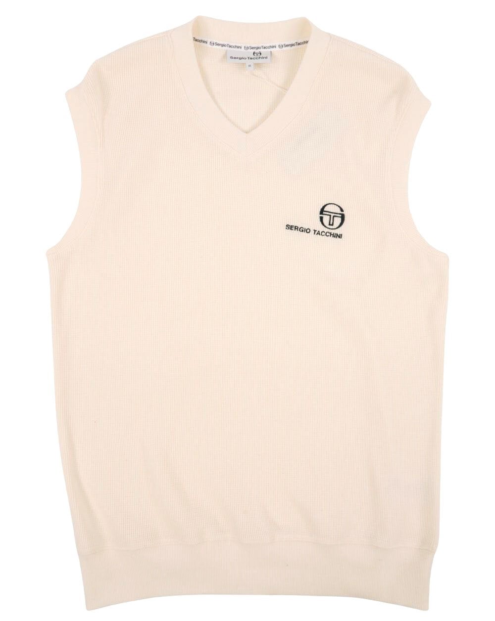 Sergio Tacchini Waffle Tank Top off White