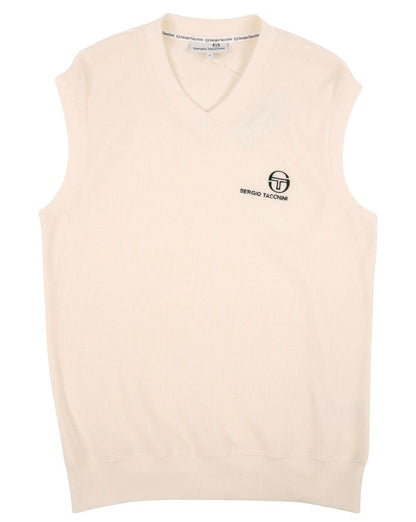 Sergio Tacchini Waffle Tank Top off White