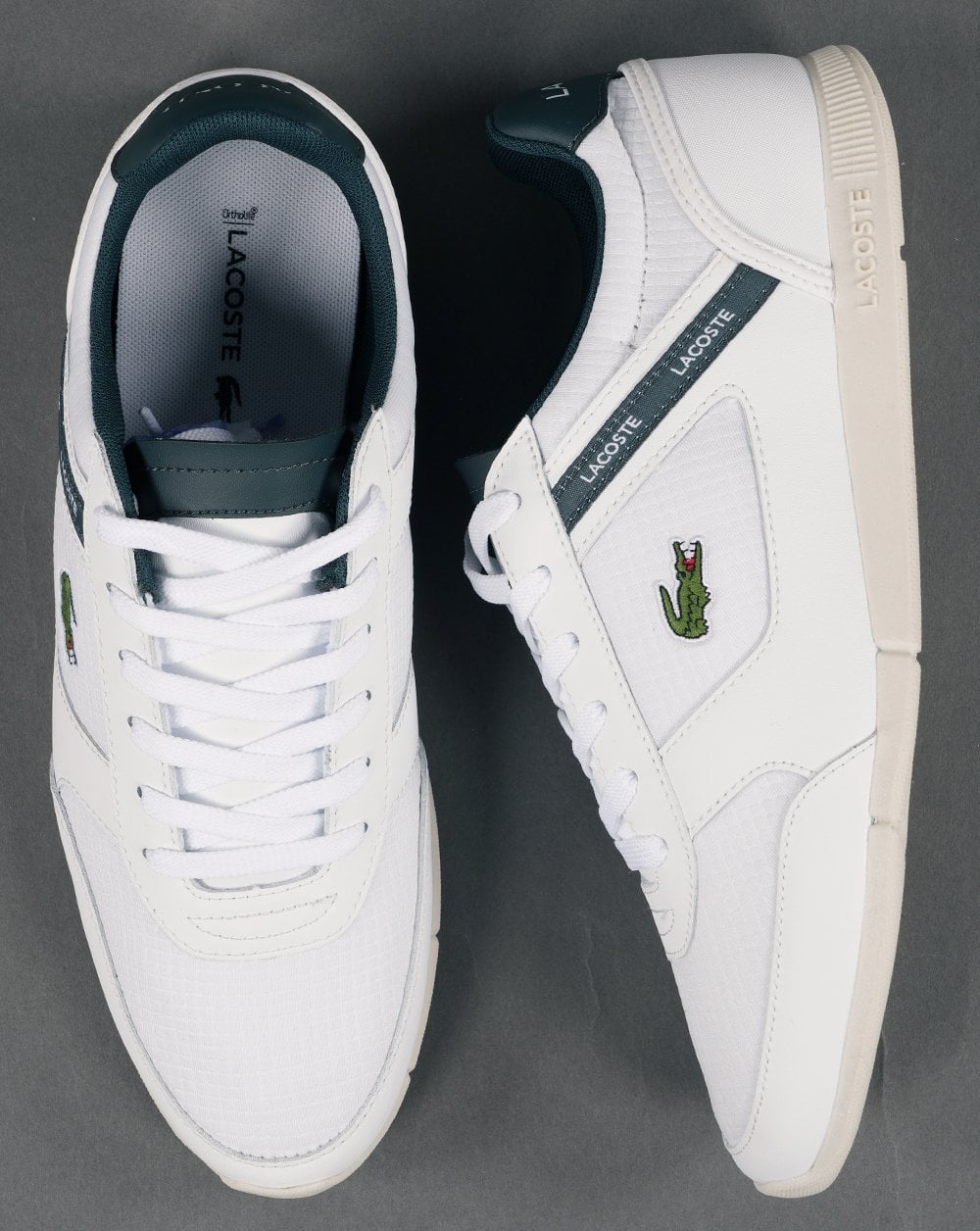 Lacoste Menerva Sport Trainer White/Dark Green