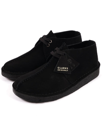 Clarks Originals Desert Trek Shoe Black Suede