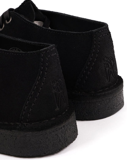 Clarks Originals Desert Trek Shoe Black Suede