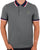 Lacoste Contrast Collar Polo Shirt Grey