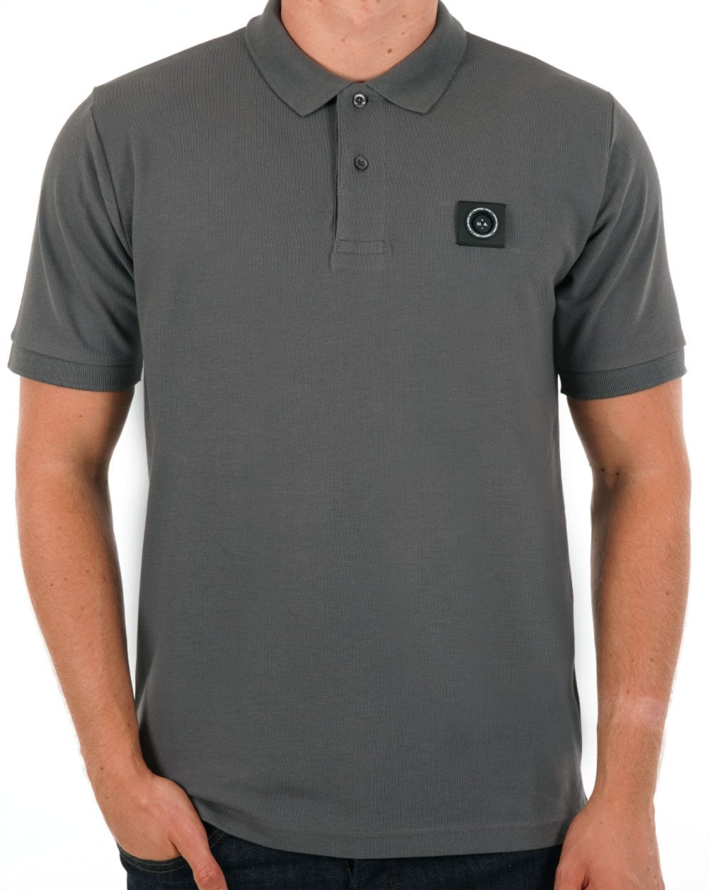Marshall Artist Siren Polo Shirt Gull Grey