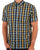 Trojan Check S/S Shirt Navy