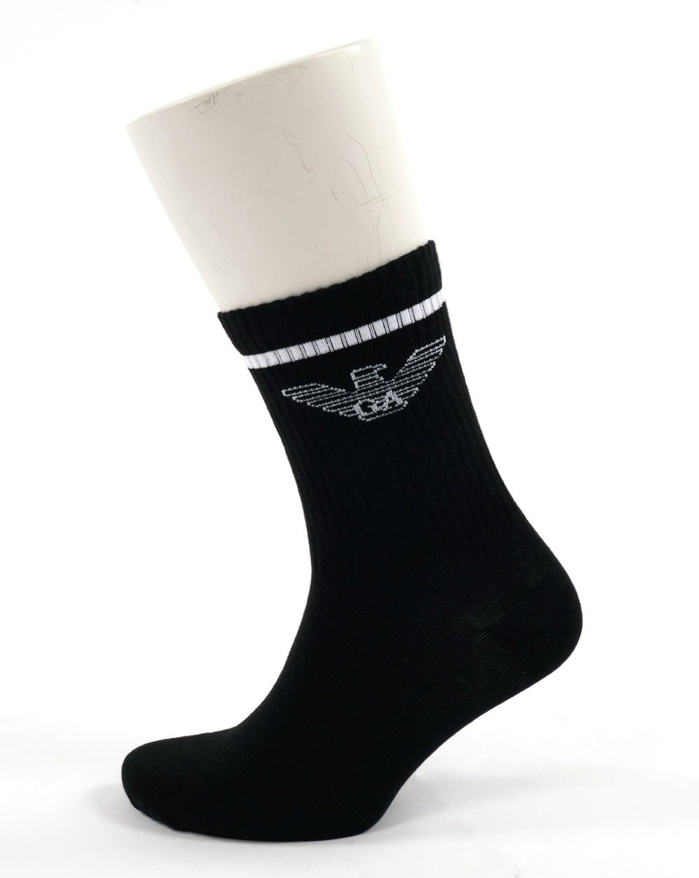 Emporio Armani 3 Pack Socks Black/white