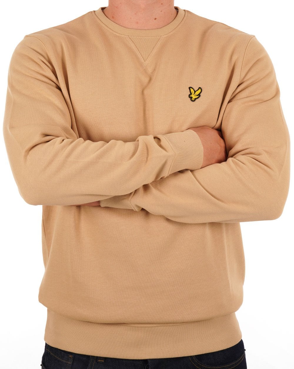 Lyle & Scott Crew Neck Sweatshirt Biscuit