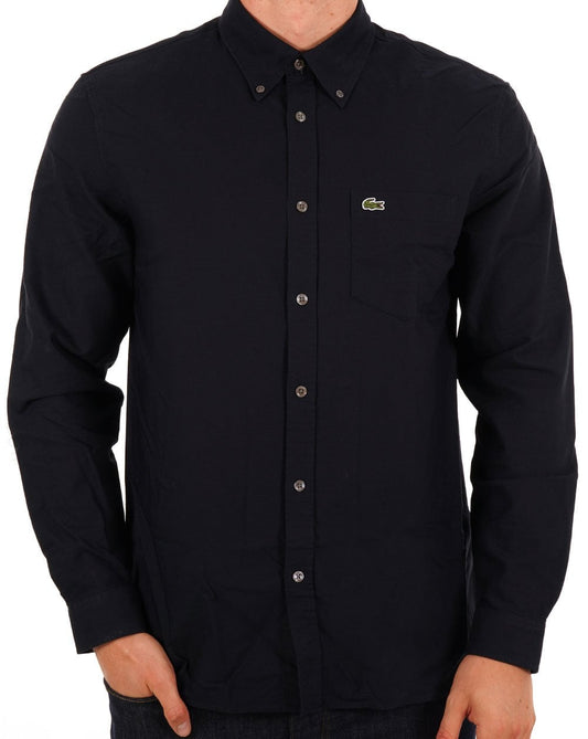 Lacoste Oxford Long Sleeve Shirt Navy