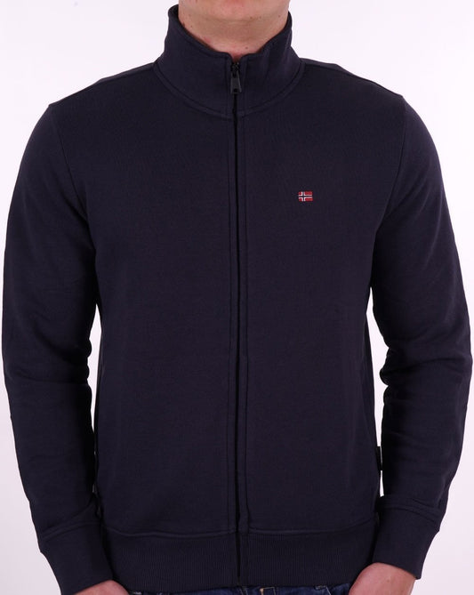 Napapijri Balis Full Zip Sweat Navy Blue
