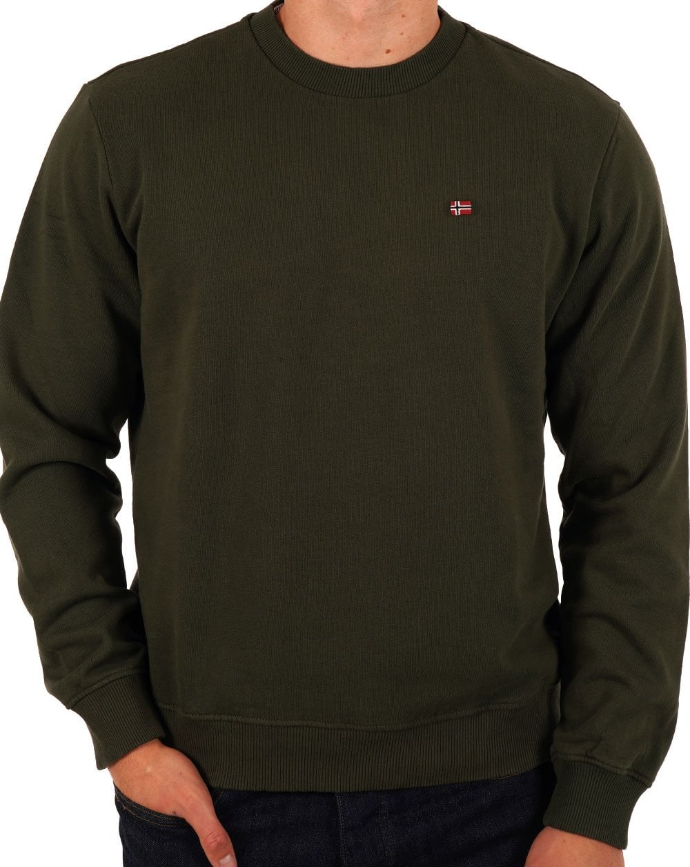 Napapijri Balis Crew Sweatshirt Green Depths