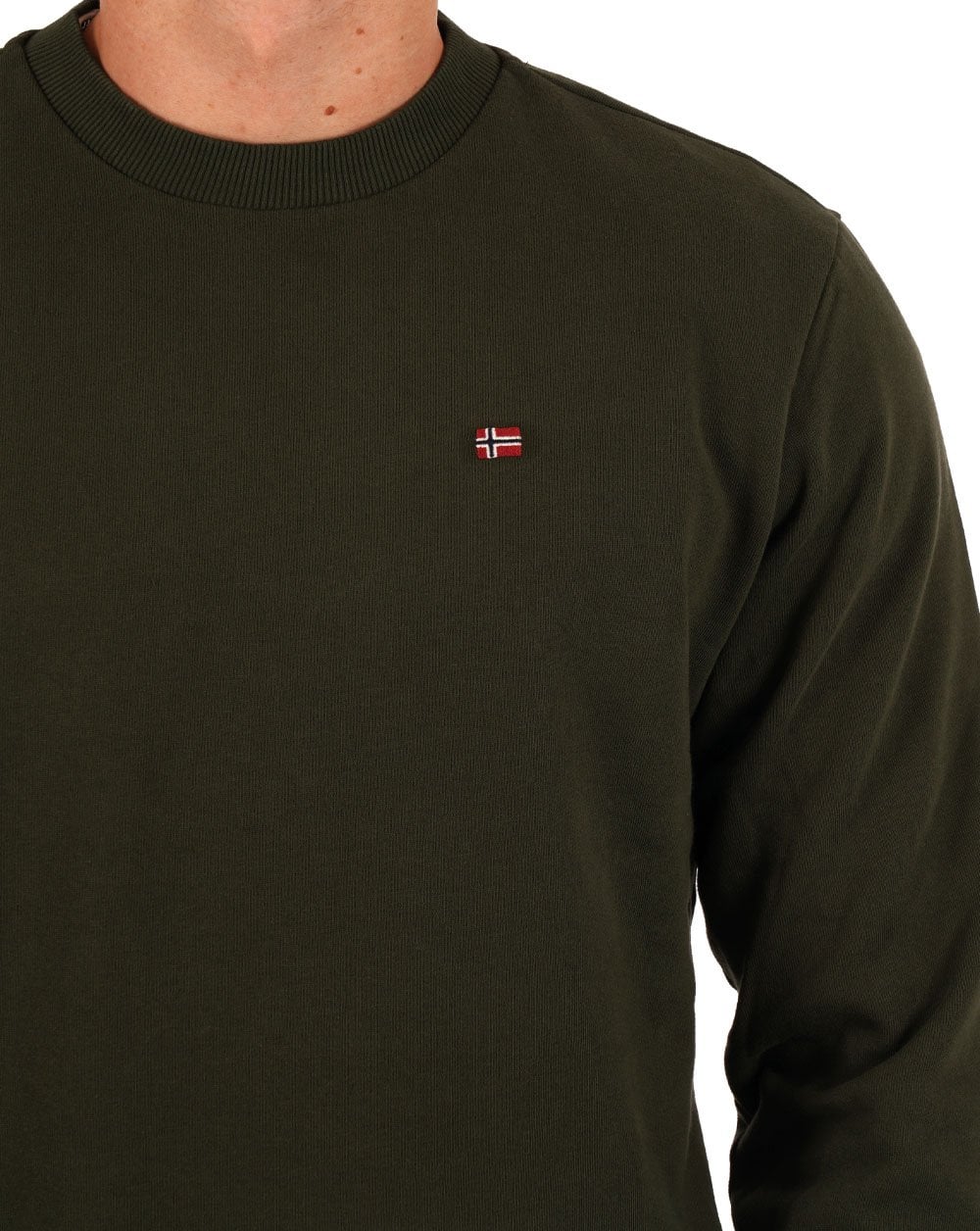 Napapijri Balis Crew Sweatshirt Green Depths
