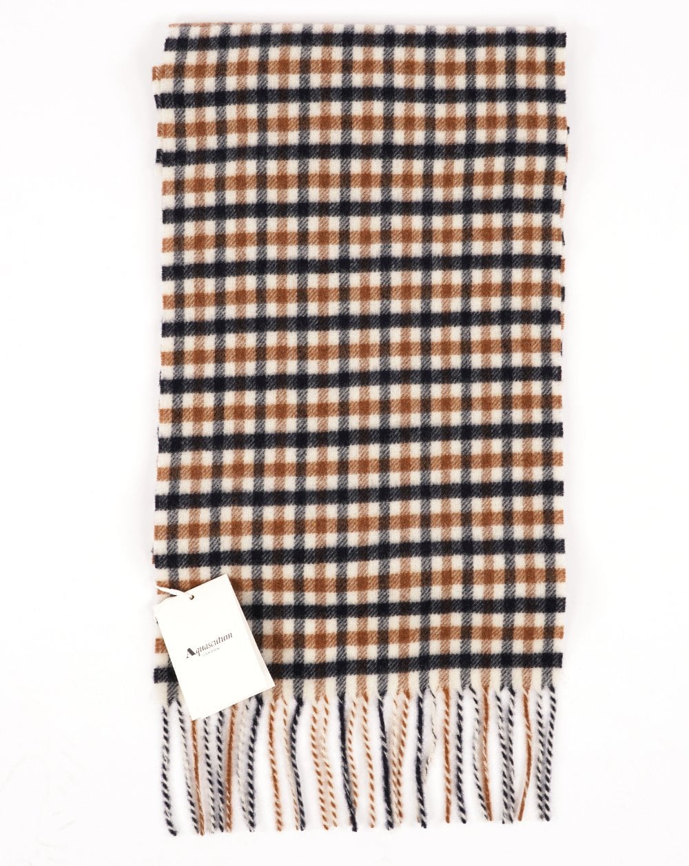 Aquascutum Check Scarf Beige