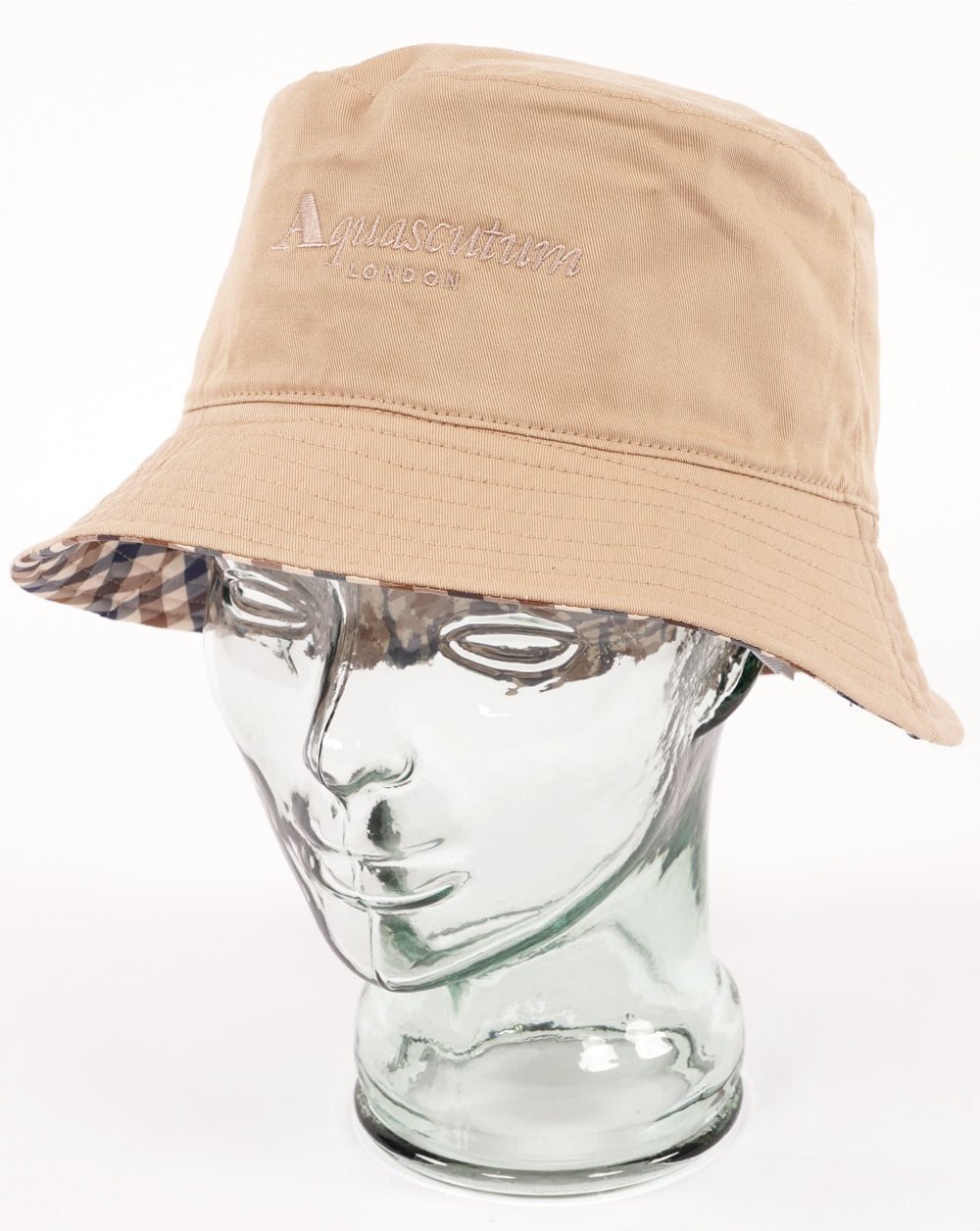 Aquascutum Reversible Bucket Hat Sand