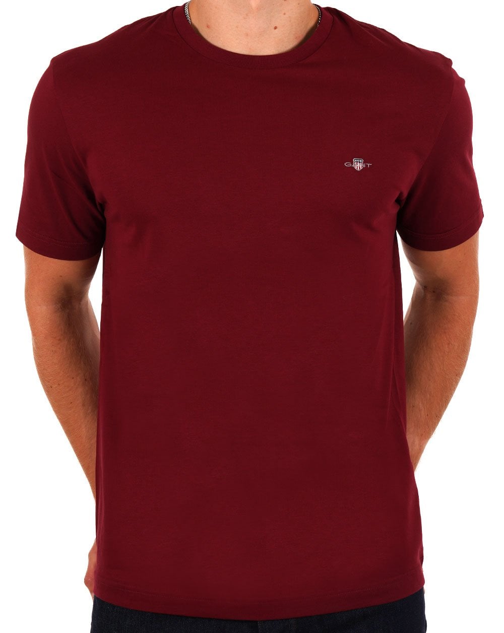 Gant Shield Crew T-shirt Dark Red