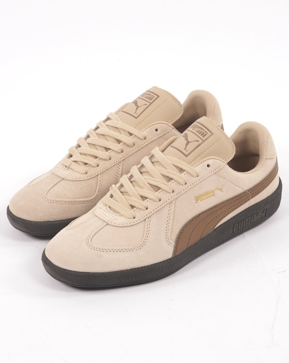 Puma Army Suede Trainer Stone Dk Tan