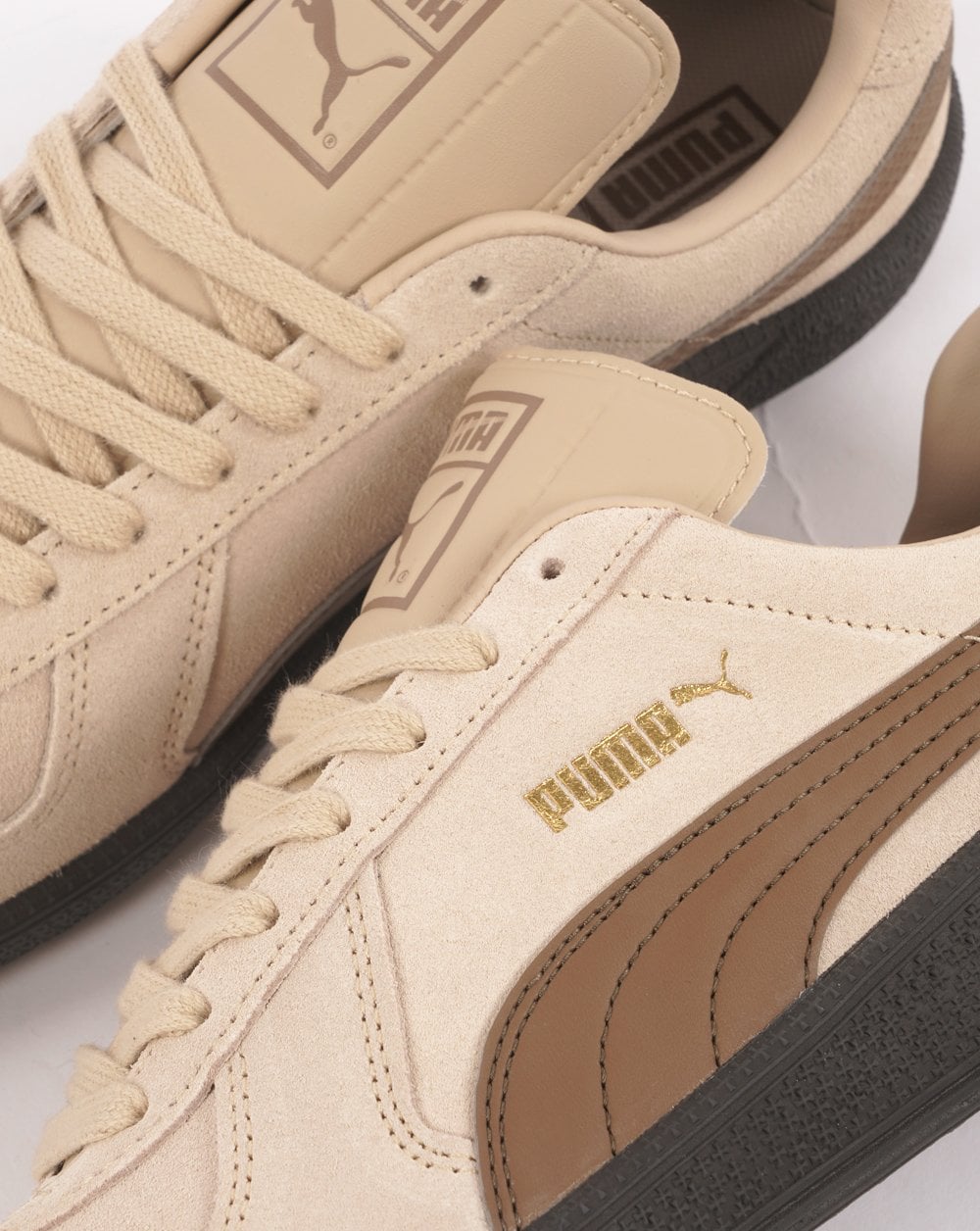 Puma Army Suede Trainer Stone Dk Tan