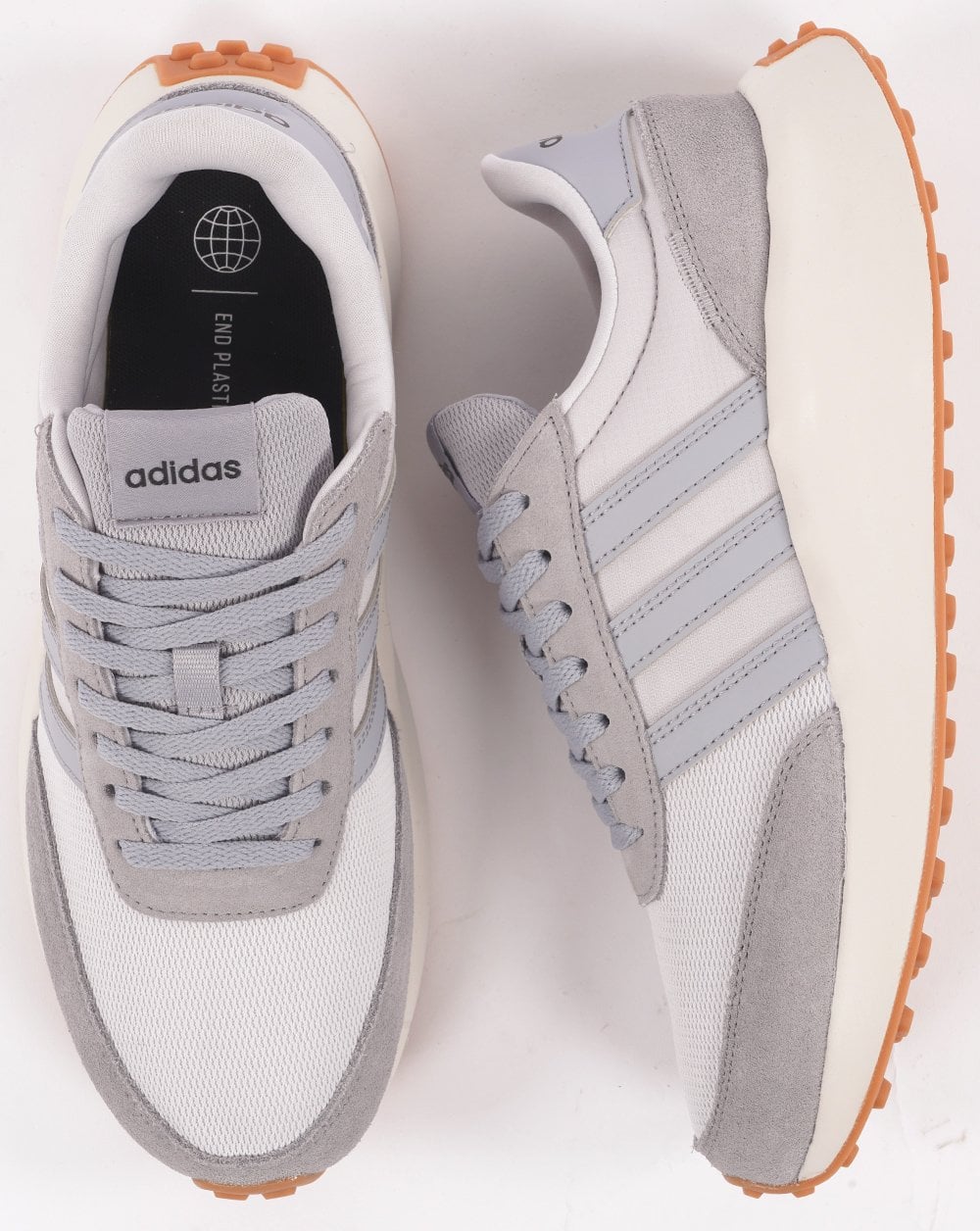 Adidas Run 70s Trainers Grey/Silver/White