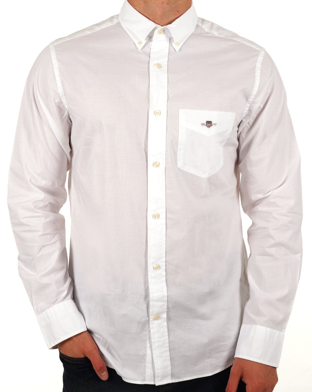 Gant Poplin Shirt White