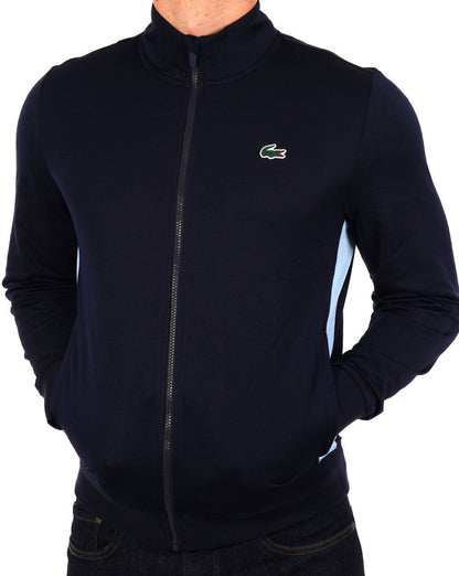 Lacoste Track Top Navy Sky Blue