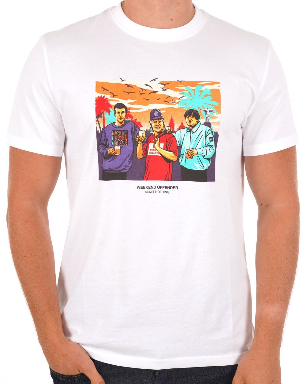Weekend Offender Ronnie T-shirt White