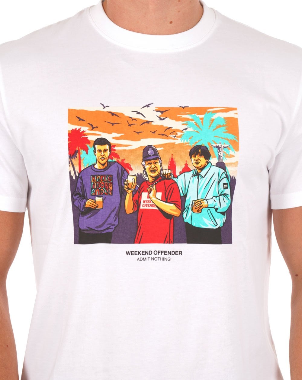 Weekend Offender Ronnie T-shirt White