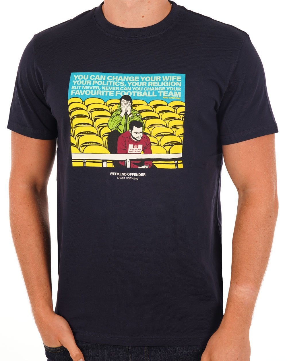 Weekend Offender Eric T-shirt Navy