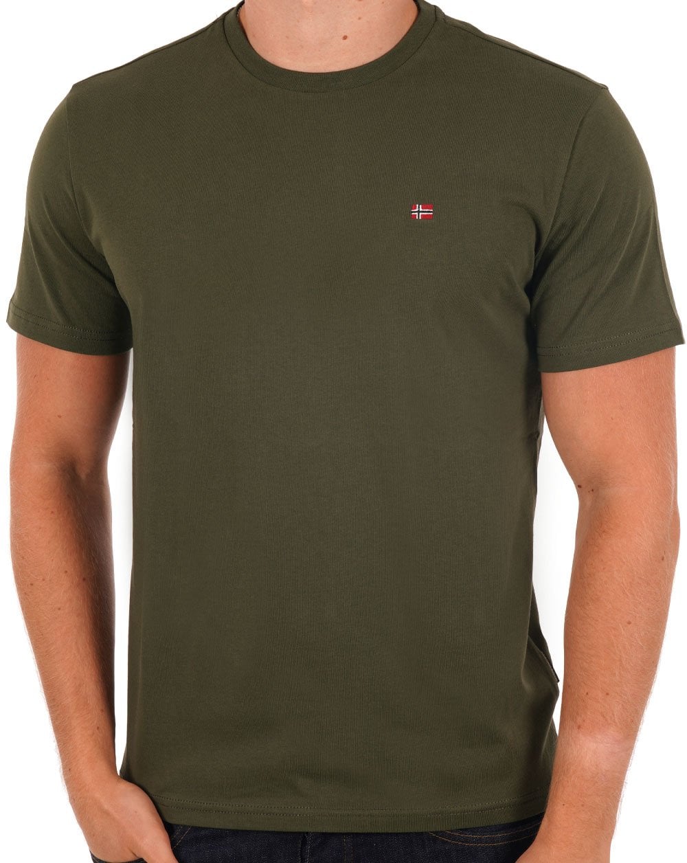 Napapijri Salis T Shirt Dark Green