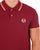 Sergio Tacchini Tipped Polo Shirt Claret/Yellow