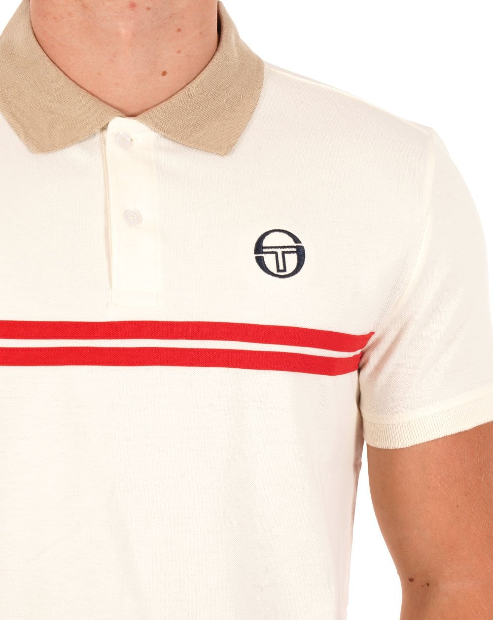 Sergio Tacchini Supermac Polo Shirt Gardenia