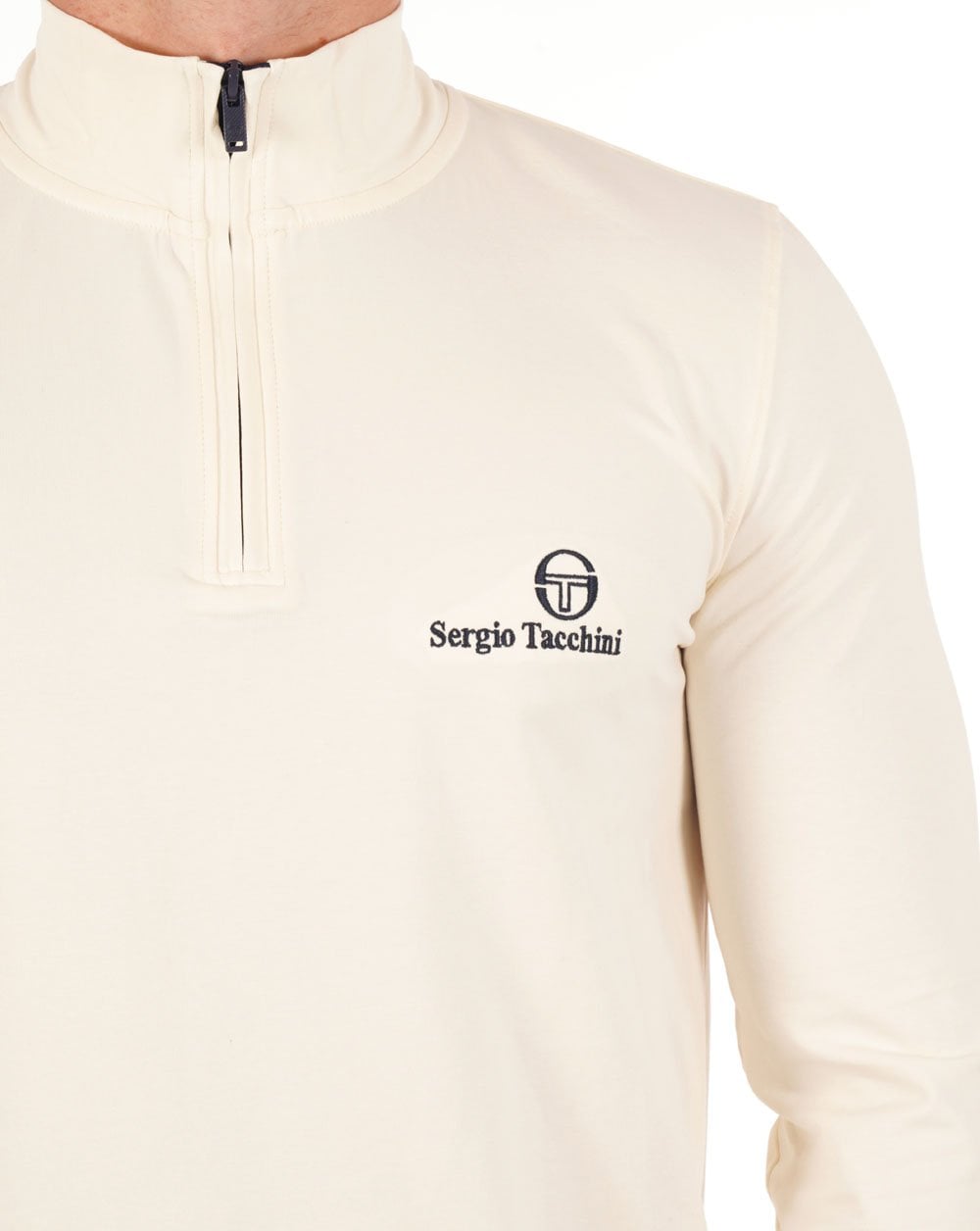 Sergio Tacchini 1/4 Zip Top Gardenia