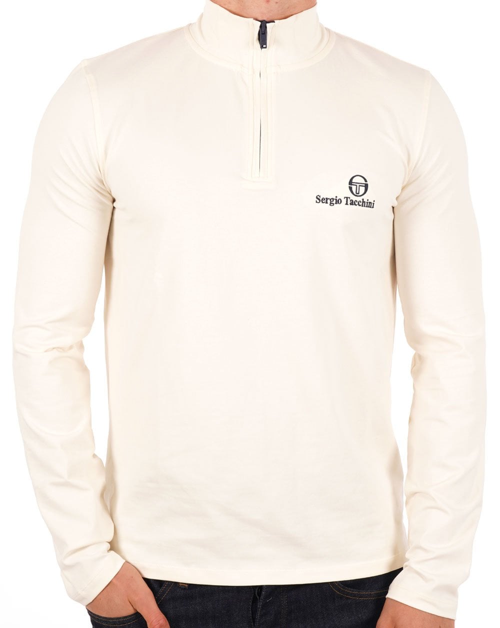 Sergio Tacchini 1/4 Zip Top Gardenia